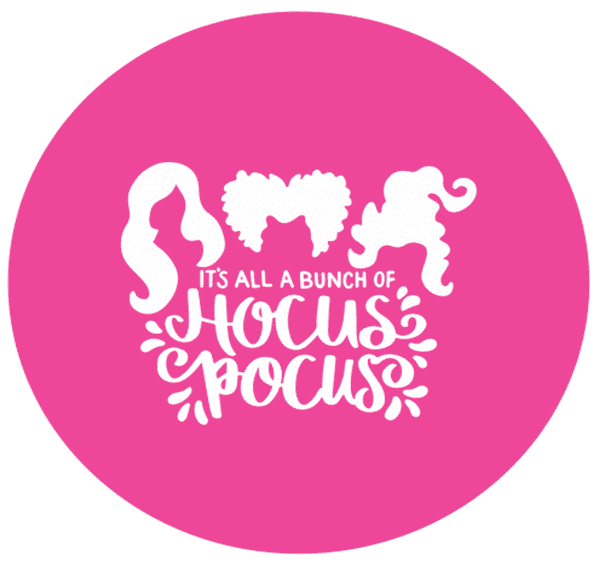 SALE It's All a Bunch of Hocus Pocus Engraved circle stamp