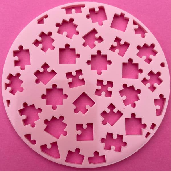 SALE Jigsaw Pattern Cut Stamp