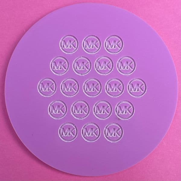 SALE MK Michael Kors Pattern Engraved circle stamp