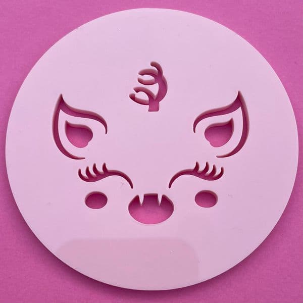 SALE Pig Face Cut circle stamp