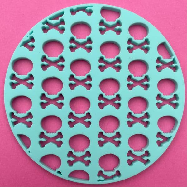 SALE Skull and Crossbone Pattern Cut Stamp