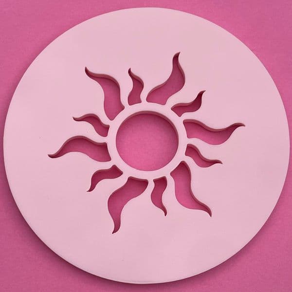 SALE Sun Cut circle stamp