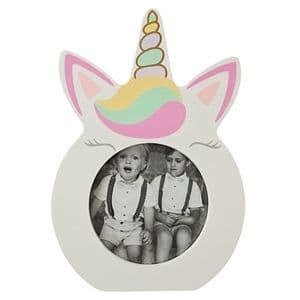 Unicorn round Photo Frame