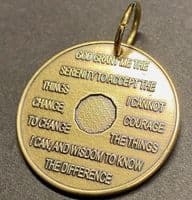 1 Year Bronze Sobriety Chip