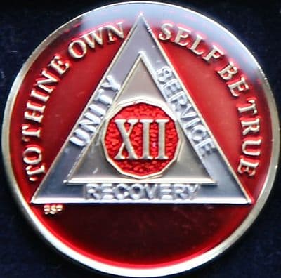 12 Year Mandarin Red Tri plate