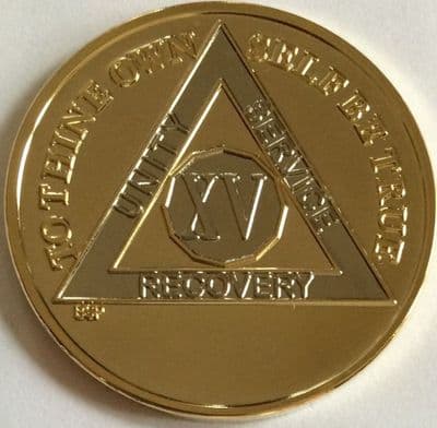 15 Year Bi Plate Gold Silver