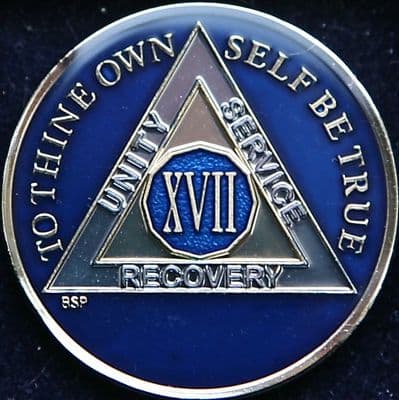 17 Year Midnight Blue Tri Plate