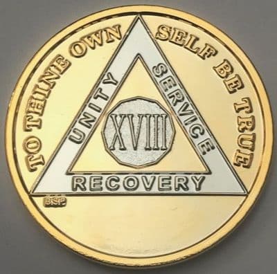 18 Year Bi Plate Gold Silver