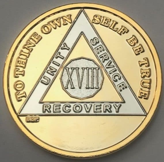 18 Year Bi Plate Gold Silver