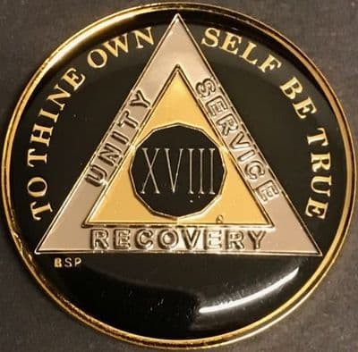 18 Year Classic Black Tri Plate