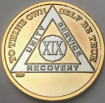 19 Year Bi Plate Gold Silver