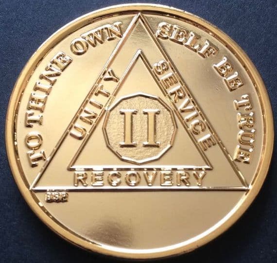 2 Year Gold Plate