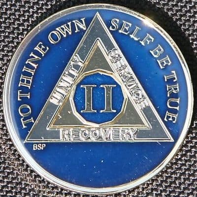 2 Year Midnight Blue Tri Plate