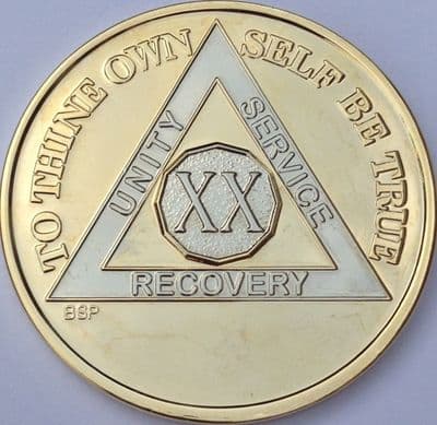 20 Year Bi Plate Gold Silver