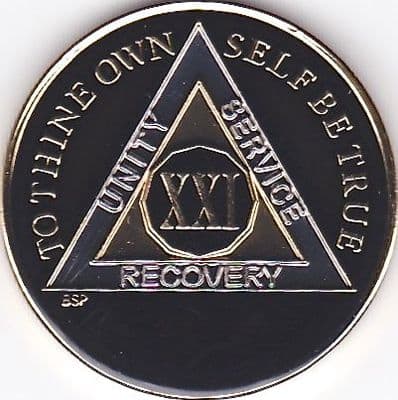 21 Year Classic Black Tri Plate