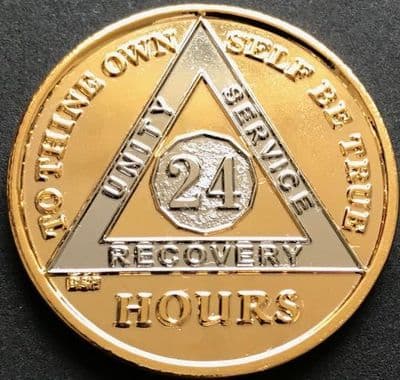 24 Hour Bi Plate Gold Silver