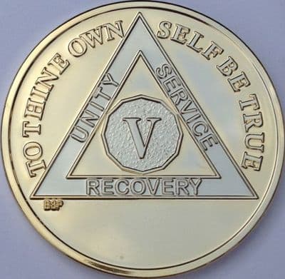 5 Year Bi Plate Gold Silver