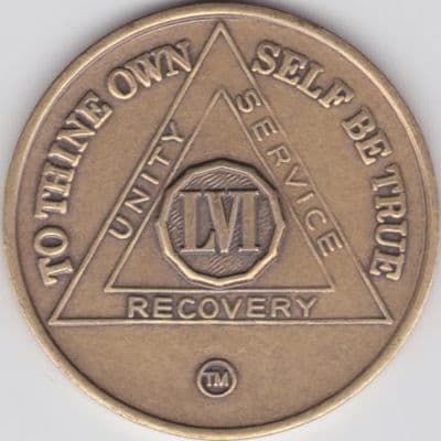 56 Year Bronze Medallion