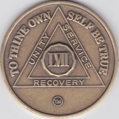 57 Year Bronze Medallion