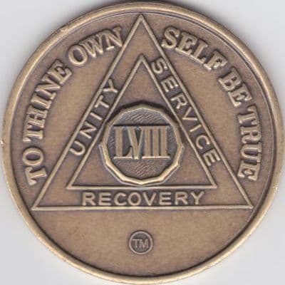 58 Year Bronze Medallion