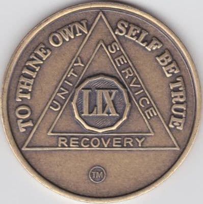 59 Year Bronze Medallion