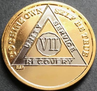 7 Year Bi Plate Gold Silver