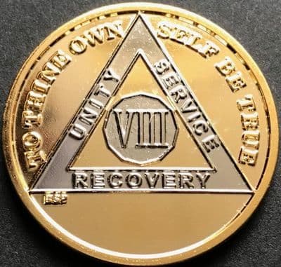 8 Year Bi Plate Gold Silver