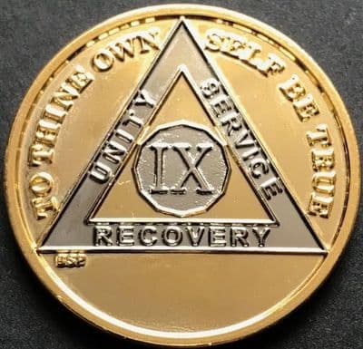 9 Year Bi Plate Gold Silver