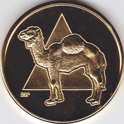 AA Camel Coin Gold Plated