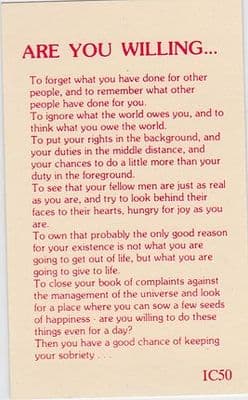 Are You Willing x 10