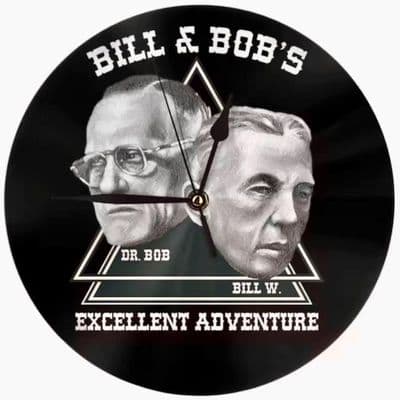 Bill Bob’s Excellent Adventure Meeting Wall Clock