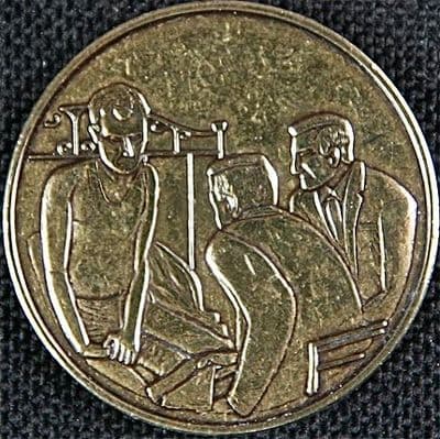 Bill & Bob The Man on the Bed Bronze Chip