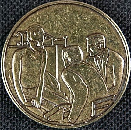 Bill & Bob The Man on the Bed Bronze Chip