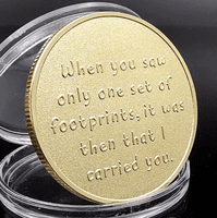Footprints in the Sand Medallion