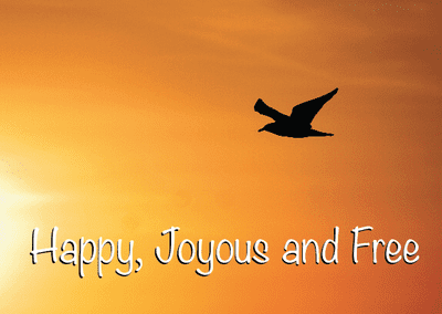 Happy Joyous & Free Magnet