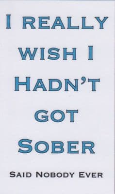 I Wish I Hadn't Got Sober x 10