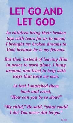 Let Go and Let God x 10