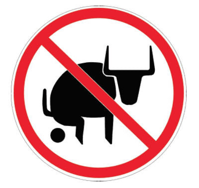 No Bull Fridge Magnet