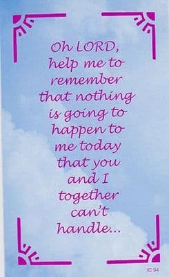 Oh Lord Help Me To Remember x 10