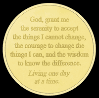 One Day at a Time Display Medallion