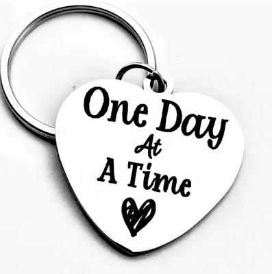 One Day at a time Keyring