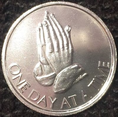Praying Hands (Aluminium Coin)