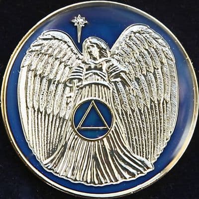 Recovery Angel Tri Plate Blue