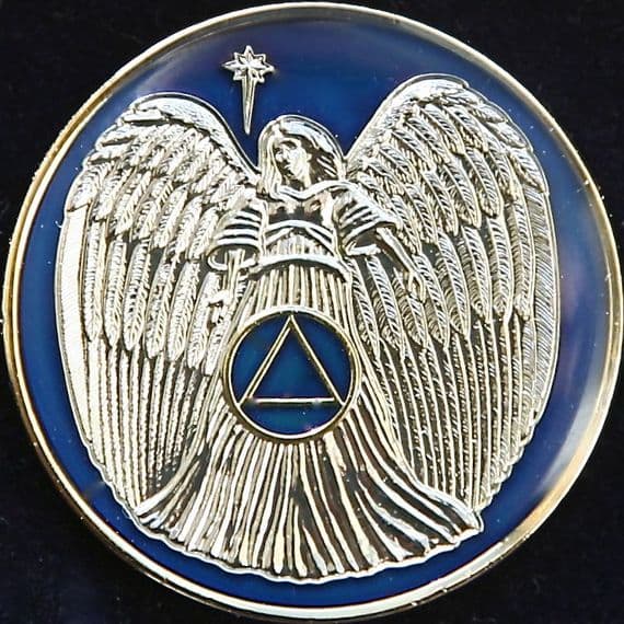 Recovery Angel Tri Plate Blue