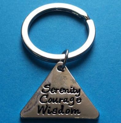Serenity, Courage, Wisdom Key Ring