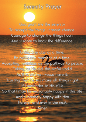 Serenity Prayer (Full)