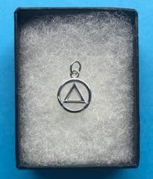 Sterling Silver AA Pendant Small