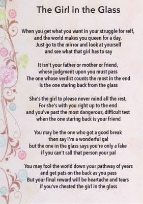 The Girl in the Glass x 6