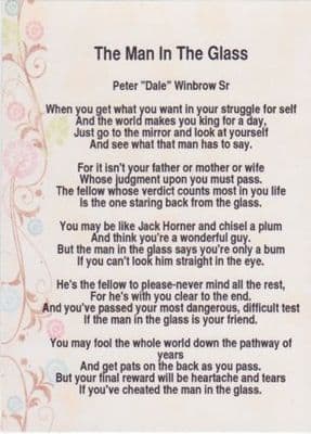 The Man in the Glass x 6