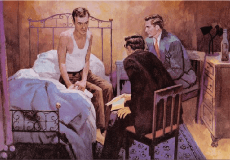 The Man on the Bed (Picture) x 6